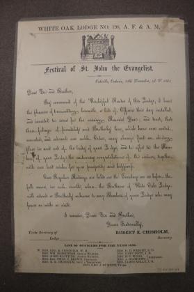 Correspondence, Letter