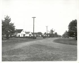 Brookfield Crescent facing North looking onto Brookfield Road