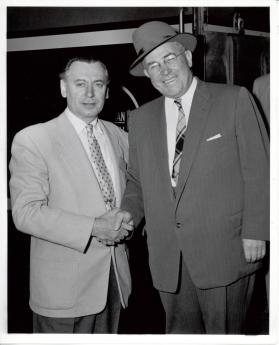 Mayor William Anderson of Oakville and Mayor Robert John Pratt of Dorval Quebec