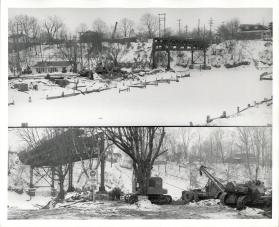 Demolition of Radial Bridge