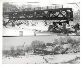 Demolition of Radial Bridge