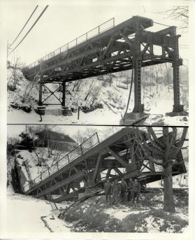 Demolition of Radial Bridge