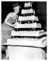 Miss Oakville Centennial with Centennial Cake