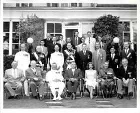 Canadian Legion Parade Official Party at Raymar Estate