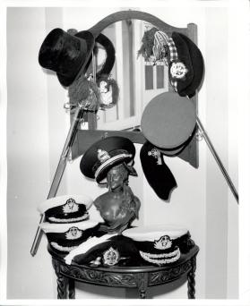 Canadian Legion Parade "Top Brass" on Hat Rack at Raymar Estate