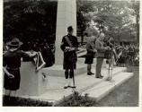 Canadian Legion Parade view of Cenotaph Service