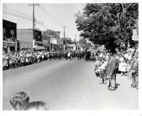 Dominion Day Parade Looking East on Colborne Street from Dunn Street