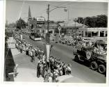 Dominion Day Parade Looking West on Colborne Street from George Street