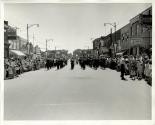 Dominion Day Parade looking West on Colborne Street from Dunn Street