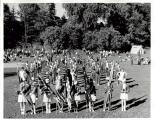 Majorettes on display at Busby Park