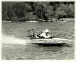 Hydroplane Regatta Single Boat in action