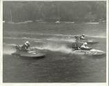 Hydroplane Regatta, Three Boats in Action