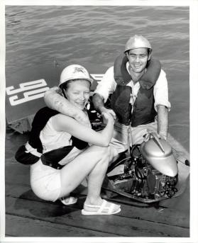 Husband and Wife Team at Hydroplane Regatta