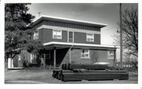 Home on northeast corner of Forsythe Street and Rebecca Street