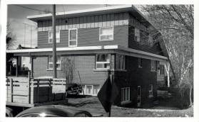 Home on the northeast corner of Forsythe Street and Rebecca Street