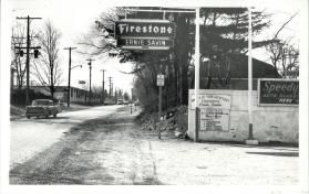 Rebecca Street and Kerr Street looking west
