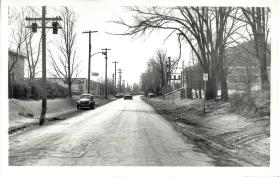 Rebecca Street and Kerr Street facing east