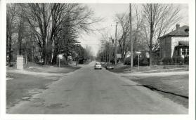 Rebecca Street and Brant Street facing east