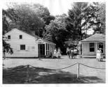 General view of Thomas House (L) and the Old Post Office (R) from 1967
