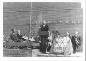 Tree Planting Ceremony for Canada's Centennial