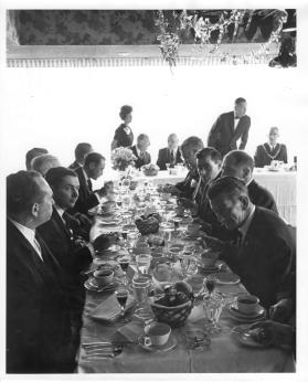 Luncheon at the Holiday Inn on Iroquois Shore Road for the Hon. Earl Rowe and Vice-Regal Party