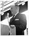 Chairman Mr. D. H. W. Bath of the Public Library Board speaking at the Centennial Center Opening Ceremonies