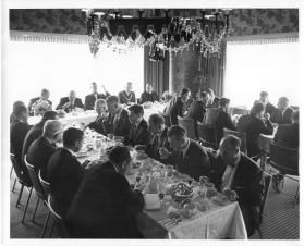 Luncheon for the Hon. Earl Rowe at the Holiday Inn on Iroquois Shore Road in Oakville