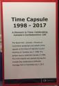 1998 - 2017 Time Capsule Display Sign