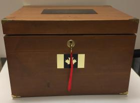 Time Capsule wooden box