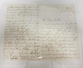 Correspondence, Letter