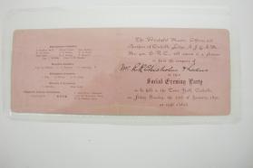 Correspondence, Invitation