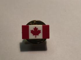 Small plastic Canada Flag lapel pin